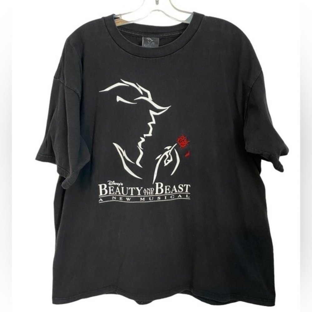 Vintage 1994 Beauty  and Beast Musical Theatre T Shirt Adult XLG